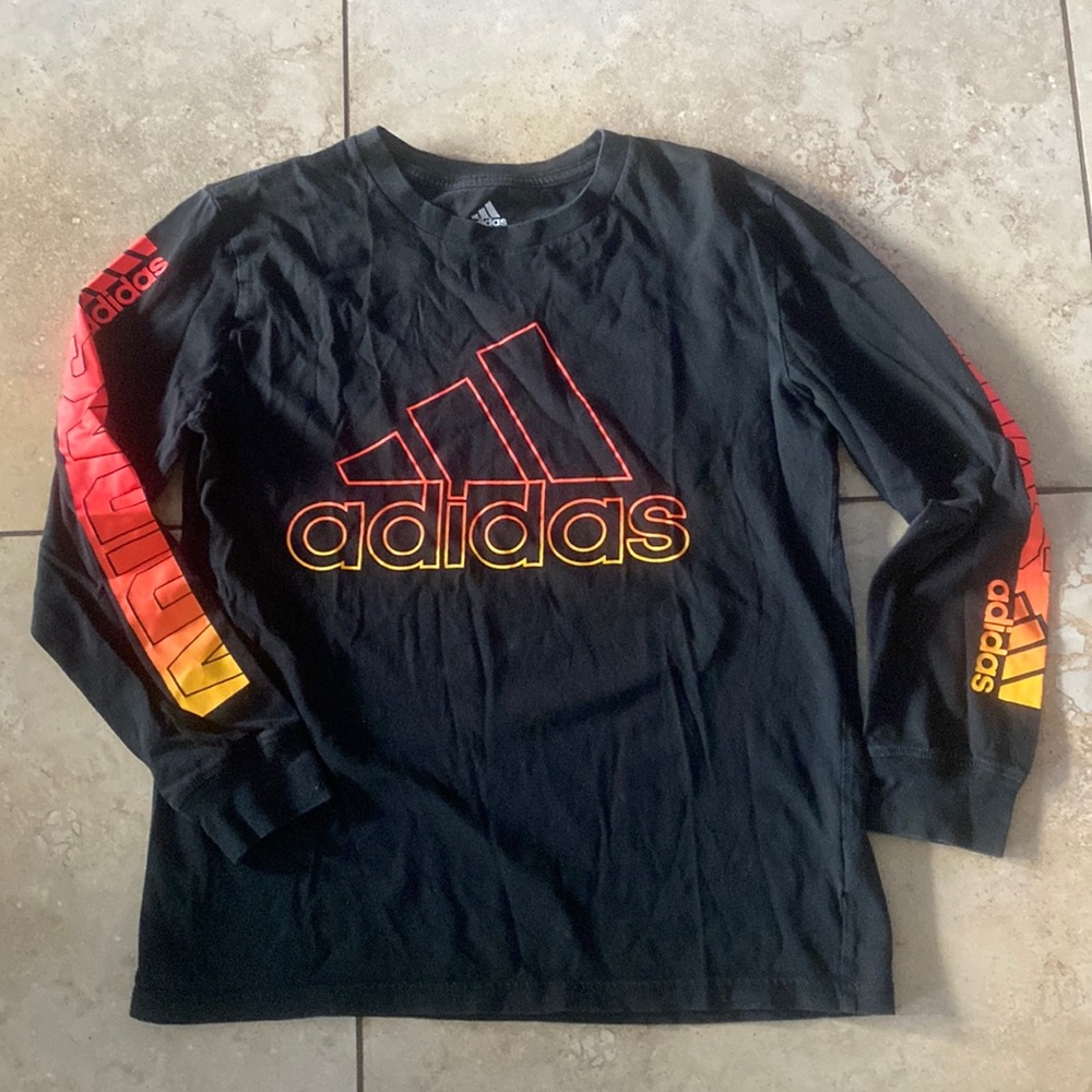 Adidas Long Sleeve with Logo Kids size M 10-12